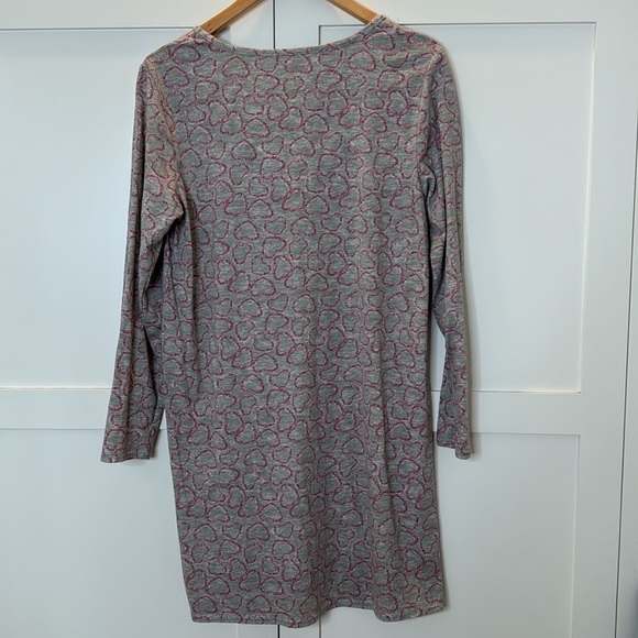 Laura Scott Women’s Night tshirt night gown long sleeve hearts medium - Picture 8 of 10